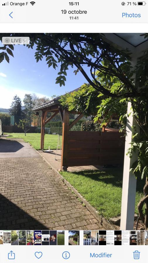 Ferienwohnung Au Coeur Des Vosges Laval-sur-Vologne Exterior foto